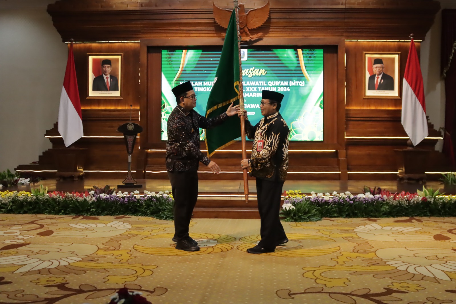 Pj. Gubernur Lepas Kafilah MTQ Jatim, Optimis Pertahankan Juara Umum